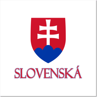 Slovakia (in Slovak) - Slovak Coat of Arms Design Posters and Art